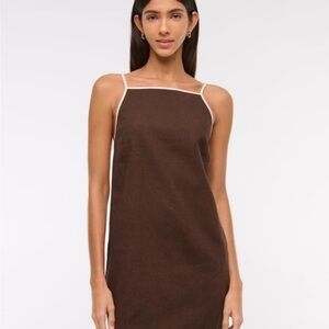 NWT Abercrombie & Fitch Brown Mini Dress